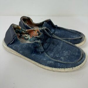 Hey Dude Blue Slip On Wendy Shoes